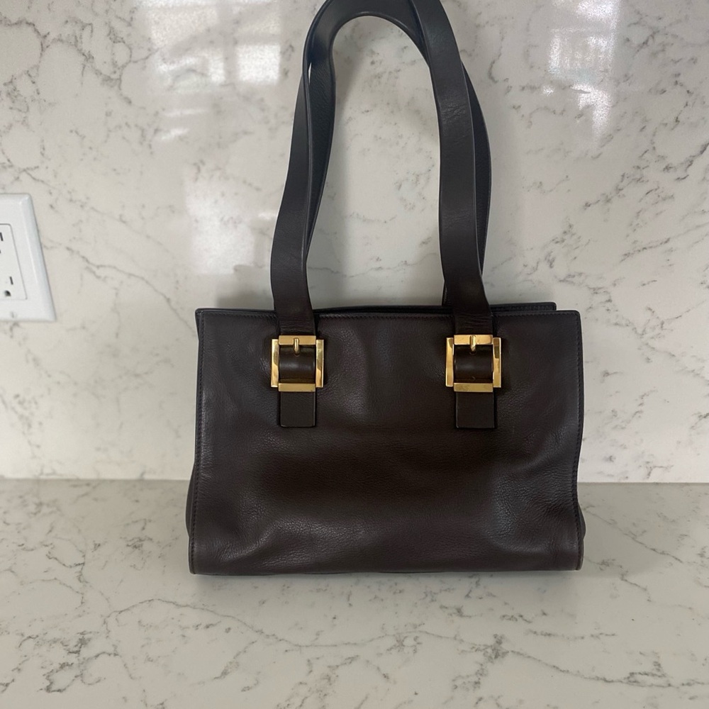 Donna Karan New York VINTAGE leather shoulder bag